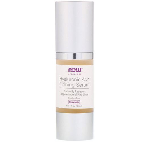 Now Foods, Solutions, Hyaluronic Acid Firming Serum, 1 fl oz (30 ml) Review