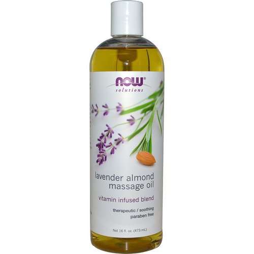 Now Foods, Solutions, Lavender Almond Massage Oil, 16 fl oz (473 ml) Review