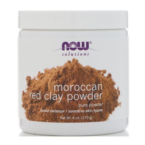 Now Foods, Solutions, Moroccan Red Clay Powder, 6 oz (170 g) Review