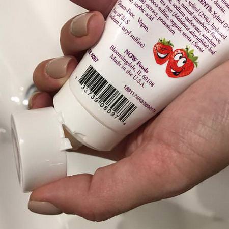 Now Foods Baby Toothpaste Gel Fluoride Free