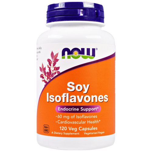 Now Foods, Soy Isoflavones, 120 Veg Capsules Review