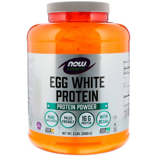 Now Foods, Sports, Egg White Protein Powder, 5 lbs (2268 g) Review