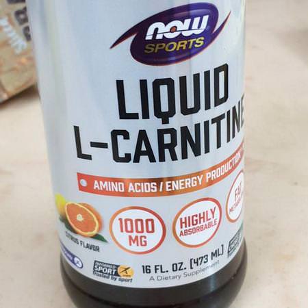 Now Foods L-Carnitine - 左旋肉鹼, 氨基酸, 補品