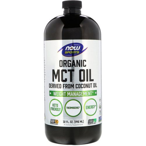 Now Foods, Sports, Organic MCT Oil, 32 fl oz (946 ml) Review
