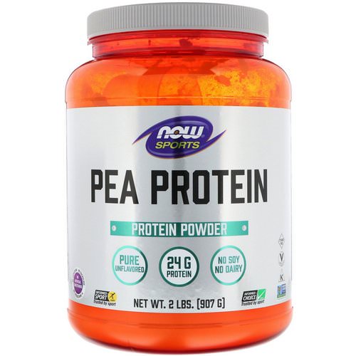 Now Foods, Sports, Pea Protein, Pure Unflavored, 2 lbs (907 g) Review