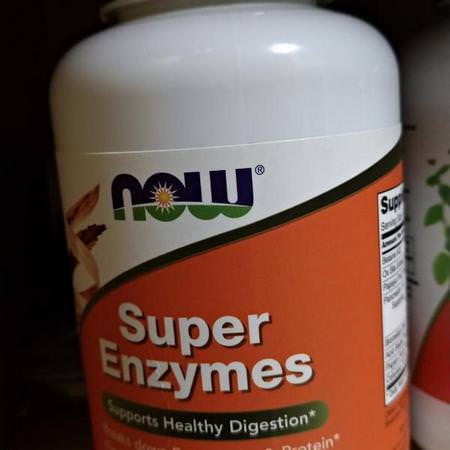 Now Foods, Super Enzymes, 180 Capsules