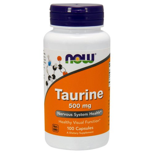 Now Foods, Taurine, 500 mg, 100 Capsules Review