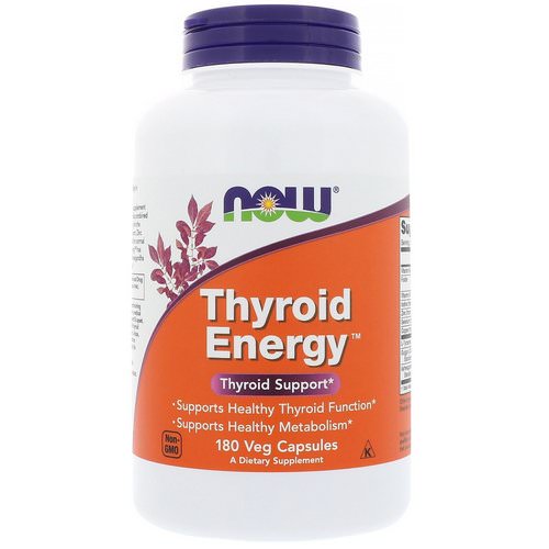 Now Foods, Thyroid Energy, 180 Veg Capsules Review