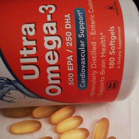 Omega-3魚油,Omegas EPA DHA,魚油,補品,非Gmo,猶太潔食,保證的Gmp質量,由Gmp認證工廠生產