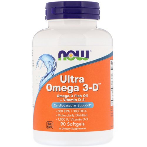 Now Foods, Ultra Omega 3-D, 90 Softgels Review