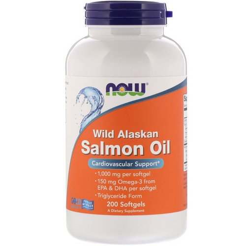 Now Foods, Wild Alaskan Salmon Oil, 1000 mg, 200 Softgels Review