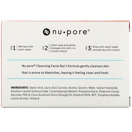 Nu-Pore Face Soap Acne Blemish - 瑕疵, 粉刺, 血清, 治療