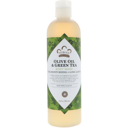 Nubian Heritage, Body Wash, Olive Oil & Green Tea, 13 fl oz (384 ml) Review