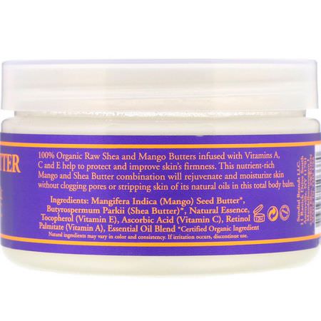 沐浴露身體乳: Nubian Heritage, Mango Butter Infused with Shea Oil & Vitamin C, 4 oz (113 g)