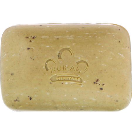 Nubian Heritage Exfoliating Soap - 去角質皂, 香皂, 淋浴, 沐浴