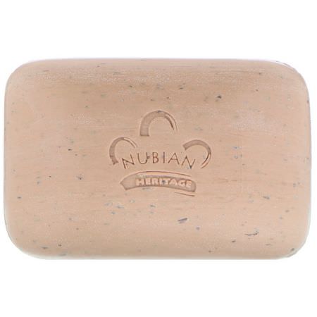 Nubian Heritage Exfoliating Soap - 去角質皂, 香皂, 淋浴, 沐浴
