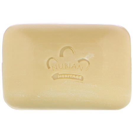 Nubian Heritage Shea Butter Bar - 乳木果油肥皂, 淋浴, 沐浴