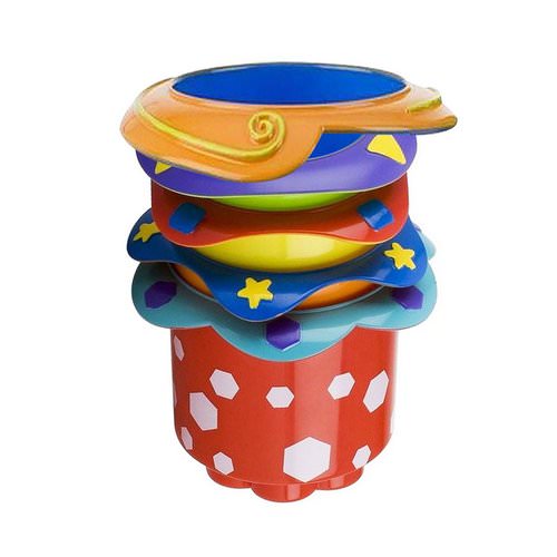 Nuby, Splish Splash Stacking Cups, 9 + Months, 5 Cups Review