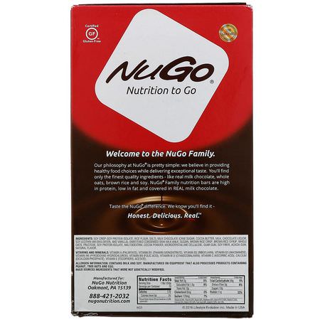 NuGo Nutrition Nutritional Bars Snack Bars - 小吃店, 營養棒