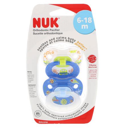 NUK Pacifiers Clips - 夾子, 安撫奶嘴, 兒童, 嬰兒