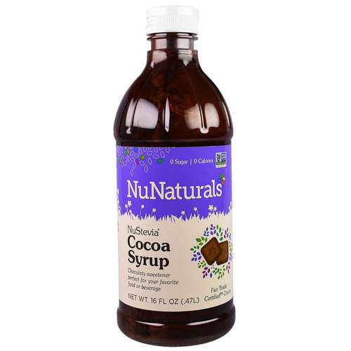 NuNaturals, NuStevia Cocoa Syrup, 16 fl oz (.47 l) Review