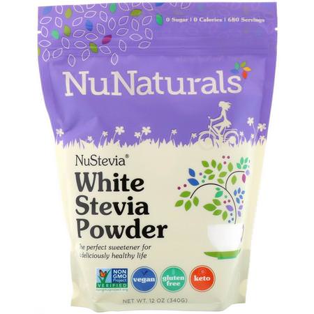 NuNaturals Stevia - 甜葉菊, 甜味劑, 蜂蜜