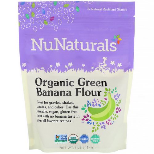 NuNaturals, Organic Green Banana Flour, 1 lb (454 g) Review
