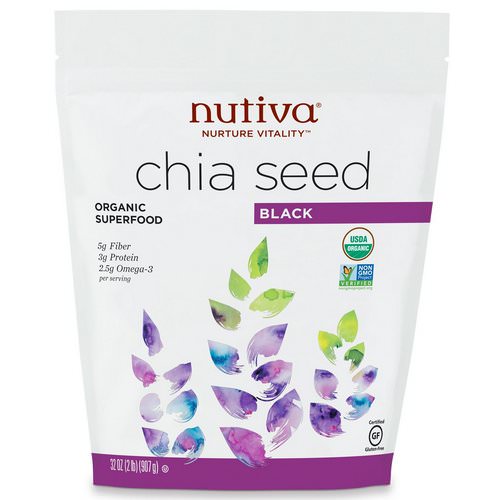 Nutiva, Organic Chia Seed, Black, 2 lbs (907 g) Review