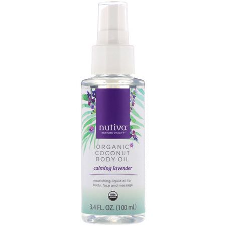 Nutiva Body Massage Oils Coconut Skin Care - 椰子護膚, 美容, 按摩油, 身體