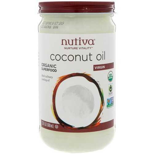 Nutiva, Organic Coconut Oil, Virgin, 23 fl oz (680 ml) Review