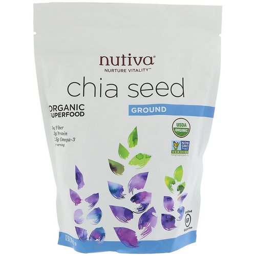 Nutiva, Organic Ground Chia Seed, 12 oz (340 g) Review