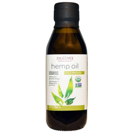 Nutiva Hemp Oil - 大麻油, 醋, 油