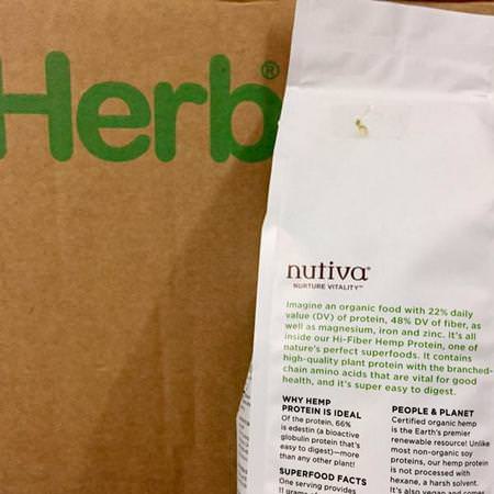 Nutiva Hemp Protein - 大麻蛋白, 植物性蛋白, 運動營養