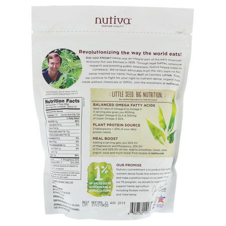 : Nutiva, Organic Hempseed, Raw Shelled, 10 oz (283.5 g)