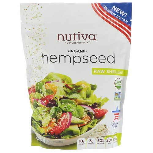 Nutiva, Organic Hempseed, Raw Shelled, 10 oz (283.5 g) Review