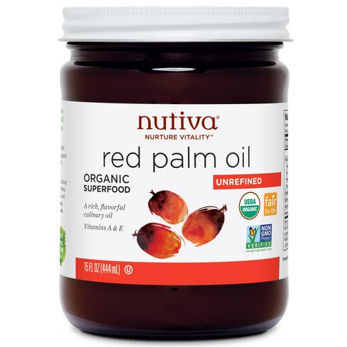 Nutiva, Organic Red Palm Oil, Unrefined, 15 fl oz (444 ml) Review