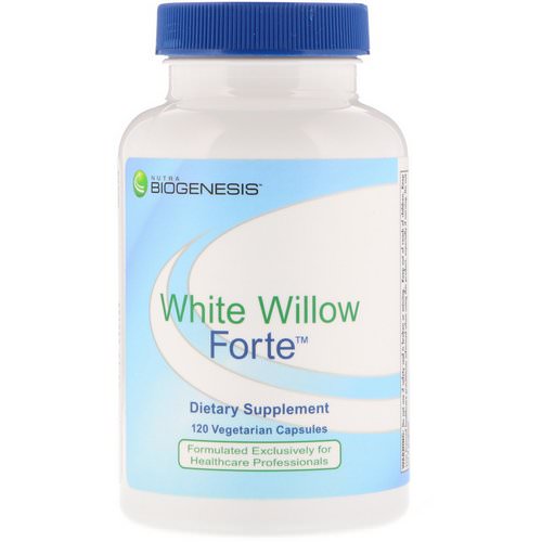 Nutra BioGenesis, White Willow Forte, 120 Vegetarian Capsules Review