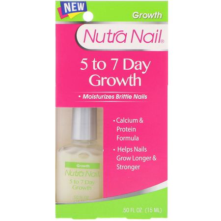 指甲護理, 指甲護理: Nutra Nail, 5 to 7 Day Growth, .50 fl oz (15 ml)
