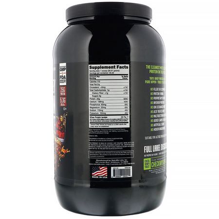 乳清蛋白, 運動營養: NutraBio Labs, 100% Whey Protein Isolate, Bourbon Banana Nut, 2 lb (907 g)