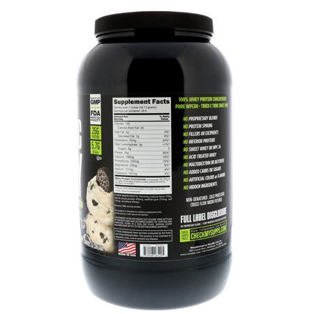 乳清蛋白, 運動營養: NutraBio Labs, Classic Whey Protein, Cookies & Cream, 2 lbs (907 g)