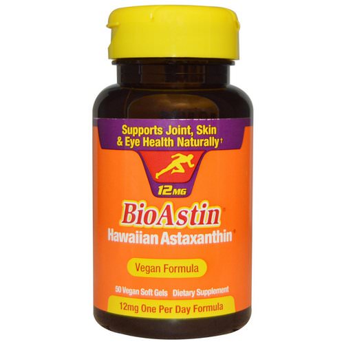 Nutrex Hawaii, BioAstin, 12 mg, 50 Vegan Soft Gels Review