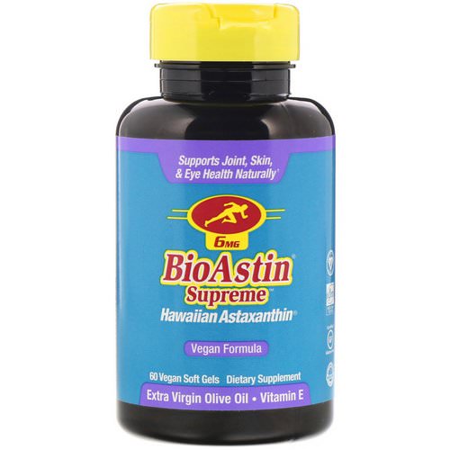 Nutrex Hawaii, BioAstin Supreme, 6 mg, 60 V-Gels Review