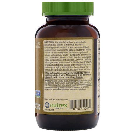 Nutrex Hawaii Spirulina Multivitamins - 多種維生素, 螺旋藻, 藻類, 超級食品