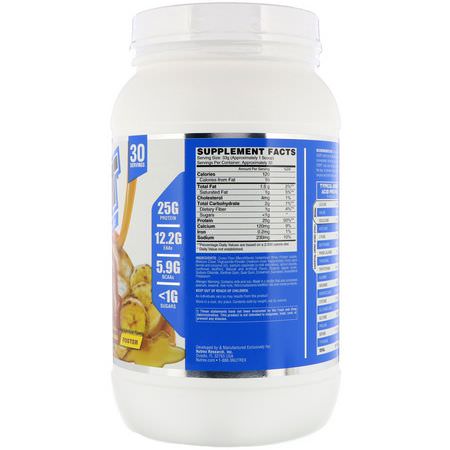 乳清蛋白, 運動營養: Nutrex Research, Isofit, Banana Foster, 2.2 lbs (990 g)