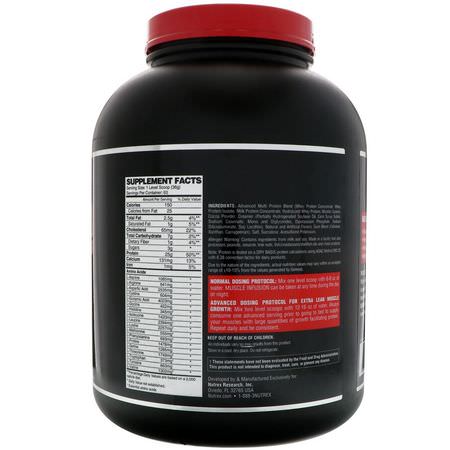 蛋白質, 運動營養: Nutrex Research, Muscle Infusion, Advanced Protein Blend, Chocolate, 5 lbs (2268 g)