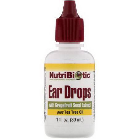 NutriBiotic Ear Care - 耳部護理, 急救, 藥品櫃, 浴室