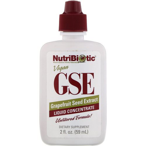 NutriBiotic, GSE, Grapefruit Seed Extract, Liquid Concentrate, 2 fl oz (59 ml) Review
