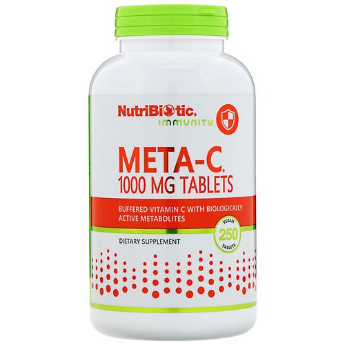 NutriBiotic, Immunity, Meta-C, 1,000 mg, 250 Vegan Tablets Review