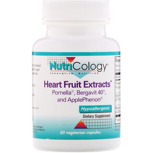 Nutricology, Heart Fruit Extracts, 60 Vegetarian Capsules Review