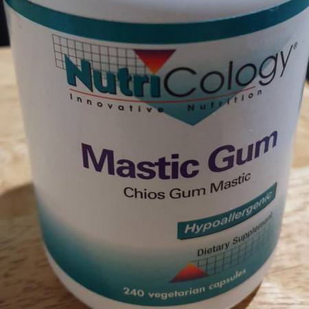 Nutricology Mastic Gum - 口香糖, 消化物, 補充劑